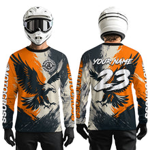 Load image into Gallery viewer, Orange Eagle Custom Motocross Racing Jersey Kid Women Men Dirt Bike Shirts Riding Shirt XM421