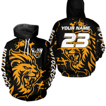 Load image into Gallery viewer, Lion Motocross Hoodie for Men Women Dirt Bike Racing Hoodie Custom Riding Shirt MH422