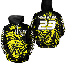 Load image into Gallery viewer, Lion Motocross Hoodie for Men Women Dirt Bike Racing Hoodie Custom Riding Shirt MH422