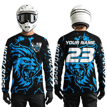 Load image into Gallery viewer, Blue Lion Custom Motocross Racing Jersey Kid Women Men Dirt Bike Shirts Riding Shirt XM422