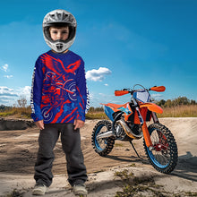 Load image into Gallery viewer, Eagle Motocross Racing Jersey Kid Women Men Blue&amp;Pink Custom Dirt Bike Shirts XM424