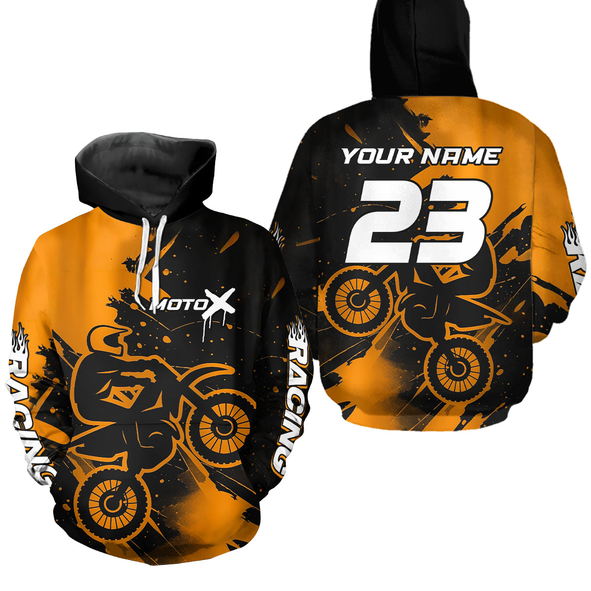 Custom Motocross Hoodie for Men Women Dirt Bike Racing Hoodie Adult Hooded Shirt MH426