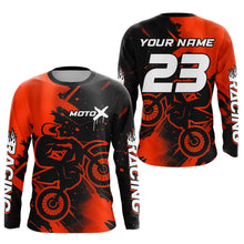 Load image into Gallery viewer, Red Motocross Jersey for Kid Women Men Personalized Dirt Bike Shirts Racing Shirt XM426