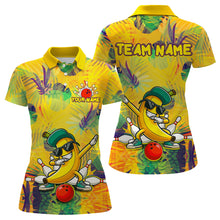 Load image into Gallery viewer, Funny Banana Bowling Shirts Team Men Women Bowling Jerseys Bowling Polo 1/4 Zip MBL213