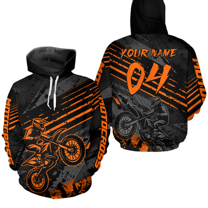 Custom Motocross Hoodie Men Women Dirt Bike Racing Hoodie Custom Riding Shirt MH444