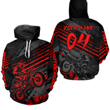 Load image into Gallery viewer, Custom Motocross Hoodie Men Women Dirt Bike Racing Hoodie Custom Riding Shirt MH444