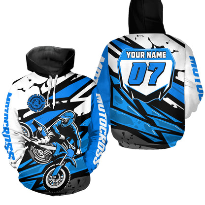 Custom Motocross Hoodie for Men Women Adult Dirt Bike Racing Hoodie Riding Shirt MH446