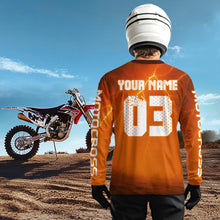 Load image into Gallery viewer, Flaming Tiger Motocross Jersey Custom Tiger Dirt Bike Shirts for Men Kid Women XM405
