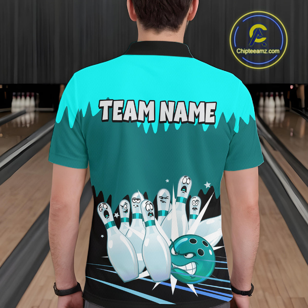 Custom Bowling Shirts for Women Men Bowling Jersey Polo & 1/4 Zip Shirt for Team MBL221