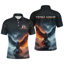 Load image into Gallery viewer, Eagle Bowling Shirts Team Women Men Custom Bowling Jersey Bowl Polo&amp;1/4 Zip MBL240