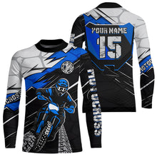 Load image into Gallery viewer, Blue Motocross Jersey Custom Dirt Bike Shirts for Men Kid Women Motorcycle Shirt XM488