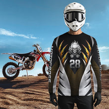 Load image into Gallery viewer, Custom Motocross Jersey for Kid Adult Dirt Bike Shirts Men Kid Women Riding Shirt XM490
