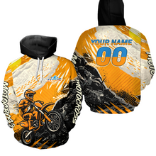 Load image into Gallery viewer, Custom Motocross Hoodie for Men Women Dirt Bike Racing Hoodie Custom Riding Shirt MH416