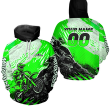 Load image into Gallery viewer, Custom Motocross Hoodie for Men Women Dirt Bike Racing Hoodie Custom Riding Shirt MH416