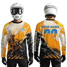 Load image into Gallery viewer, Orange Motocross Jersey Custom Dirt Bike Shirts Men Kid Women Racing Off road Jersey XM416