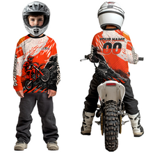Load image into Gallery viewer, Red Motocross Jersey Custom Dirt Bike Shirts Men Kid Women Racing Off road Jersey XM416