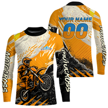 Load image into Gallery viewer, Orange Motocross Jersey Custom Dirt Bike Shirts Men Kid Women Racing Off road Jersey XM416