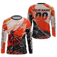 Load image into Gallery viewer, Red Motocross Jersey Custom Dirt Bike Shirts Men Kid Women Racing Off road Jersey XM416