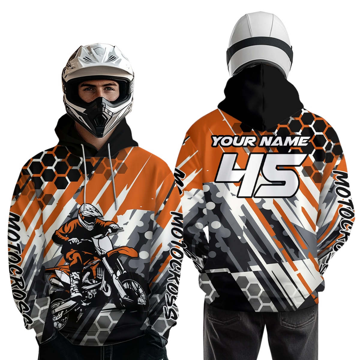Custom Motocross Hoodie for Men Women Dirt Bike Racing Hoodie Custom Riding Shirt MH423
