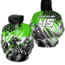 Load image into Gallery viewer, Custom Motocross Hoodie for Men Women Dirt Bike Racing Hoodie Custom Riding Shirt MH423