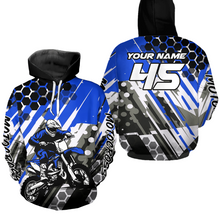 Load image into Gallery viewer, Custom Motocross Hoodie for Men Women Dirt Bike Racing Hoodie Custom Riding Shirt MH423