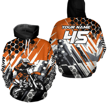 Load image into Gallery viewer, Custom Motocross Hoodie for Men Women Dirt Bike Racing Hoodie Custom Riding Shirt MH423