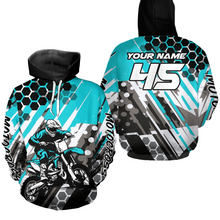 Load image into Gallery viewer, Custom Motocross Hoodie for Men Women Dirt Bike Racing Hoodie Custom Riding Shirt MH423
