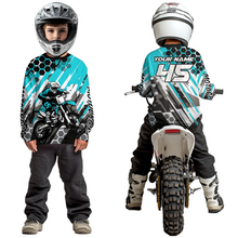 Load image into Gallery viewer, Mint Motocross Racing Jersey Kid Women Men Custom Dirt Bike Shirts Riding Shirt XM423