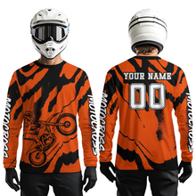 Load image into Gallery viewer, Orange Motocross Jersey for Kid Women Men Custom Dirt Bike Shirts Moto Racing Shirt XM428