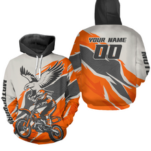 Load image into Gallery viewer, Custom Eagle Motocross Hoodie Men Women Adult Dirt Bike Hoodie Off road Racing Shirt MH435