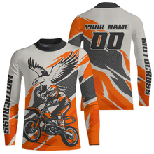 Load image into Gallery viewer, Orange Eagle Custom Motocross Jersey Men Women Kid Dirt Bike Shirts Motorcycle Shirt XM435