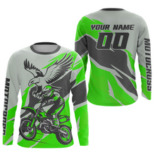Load image into Gallery viewer, Green Eagle Custom Motocross Jersey Men Women Kid Dirt Bike Shirts Motorcycle Shirt XM435