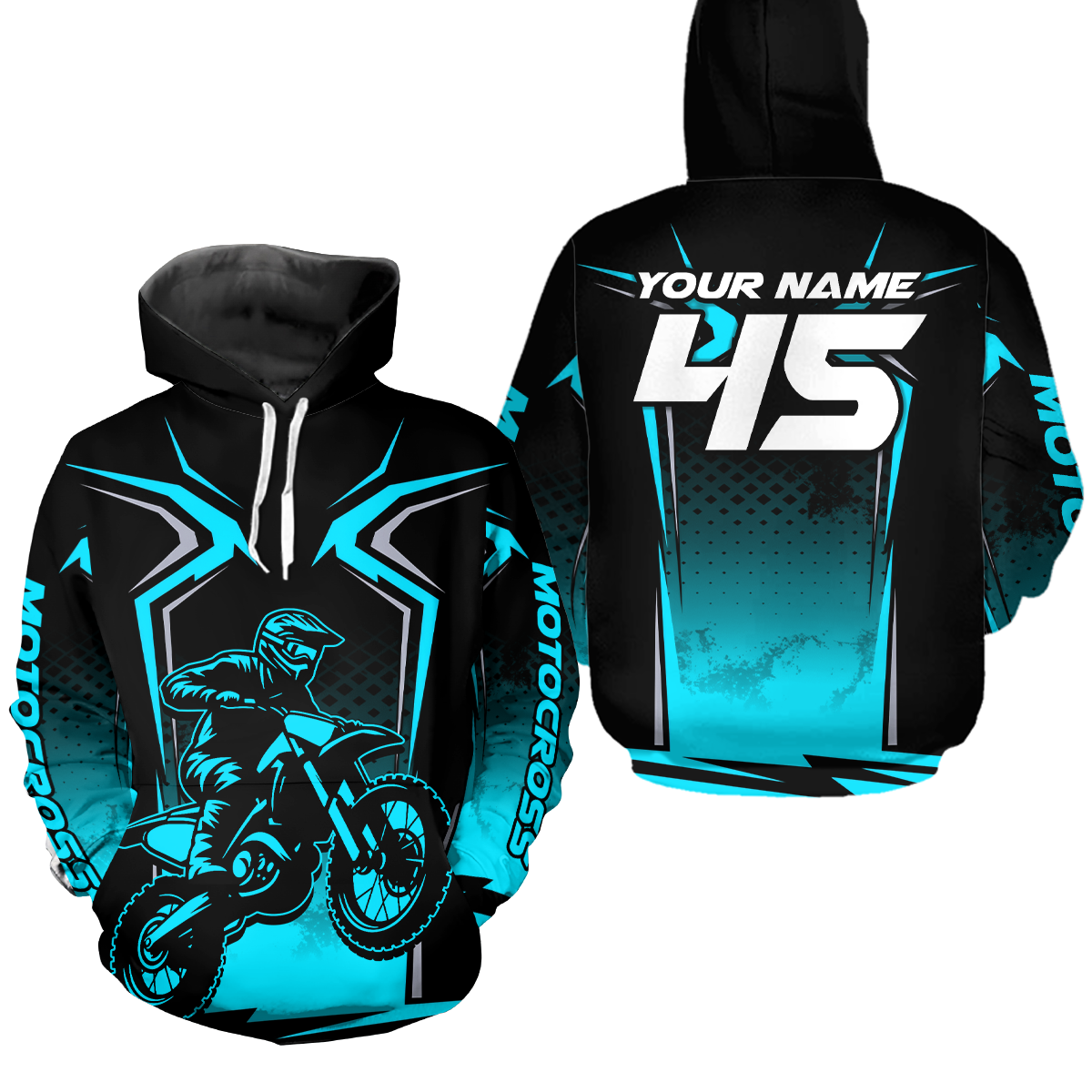 Custom Motocross Hoodie for Men Women Adult Dirt Bike Hoodie Off road Racing Shirt MH442