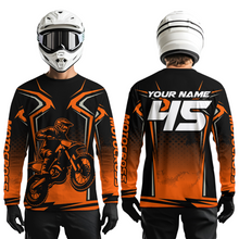 Load image into Gallery viewer, Custom Orange Motocross Racing Jersey Men Women Kid Dirt Bike Shirts Motorcycle Shirt XM442