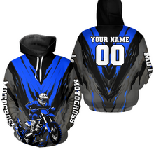 Load image into Gallery viewer, Personalized Motocross Hoodie Men Women Dirt Bike Racing Hoodie Custom Riding Shirt MH443