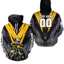 Load image into Gallery viewer, Personalized Motocross Hoodie Men Women Dirt Bike Racing Hoodie Custom Riding Shirt MH443