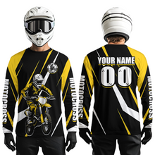 Load image into Gallery viewer, Yellow Custom Motocross Racing Jersey Men Women Kid Dirt Bike Motorcycle Riding Shirt XM454