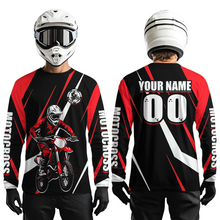 Load image into Gallery viewer, Red Custom Motocross Racing Jersey Men Women Kid Dirt Bike Motorcycle Riding Shirt XM454