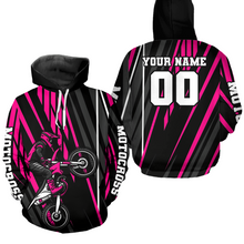 Load image into Gallery viewer, Custom Motocross Racing Hoodie for Men Women Adult Dirt Bike Hoodie Riding Shirt MH461