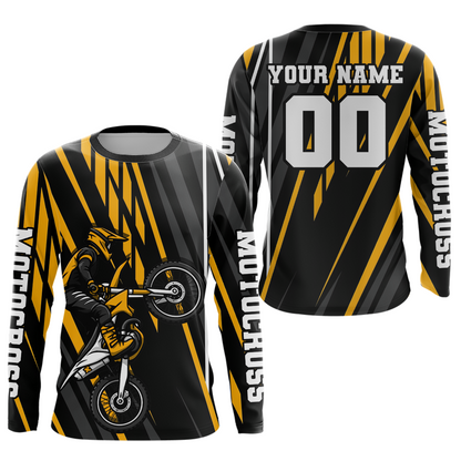 Orange Custom Motocross Jersey for Men Women Kid Dirt Bike Shirts Moto Racing Shirt XM461