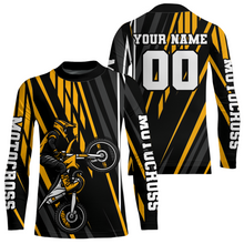 Load image into Gallery viewer, Orange Custom Motocross Jersey for Men Women Kid Dirt Bike Shirts Moto Racing Shirt XM461