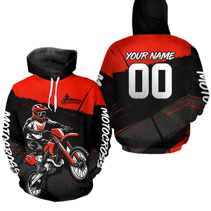 Custom Motocross Racing Hoodie for Men Women Adult Dirt Bike Hoodie Riding Shirt MH463
