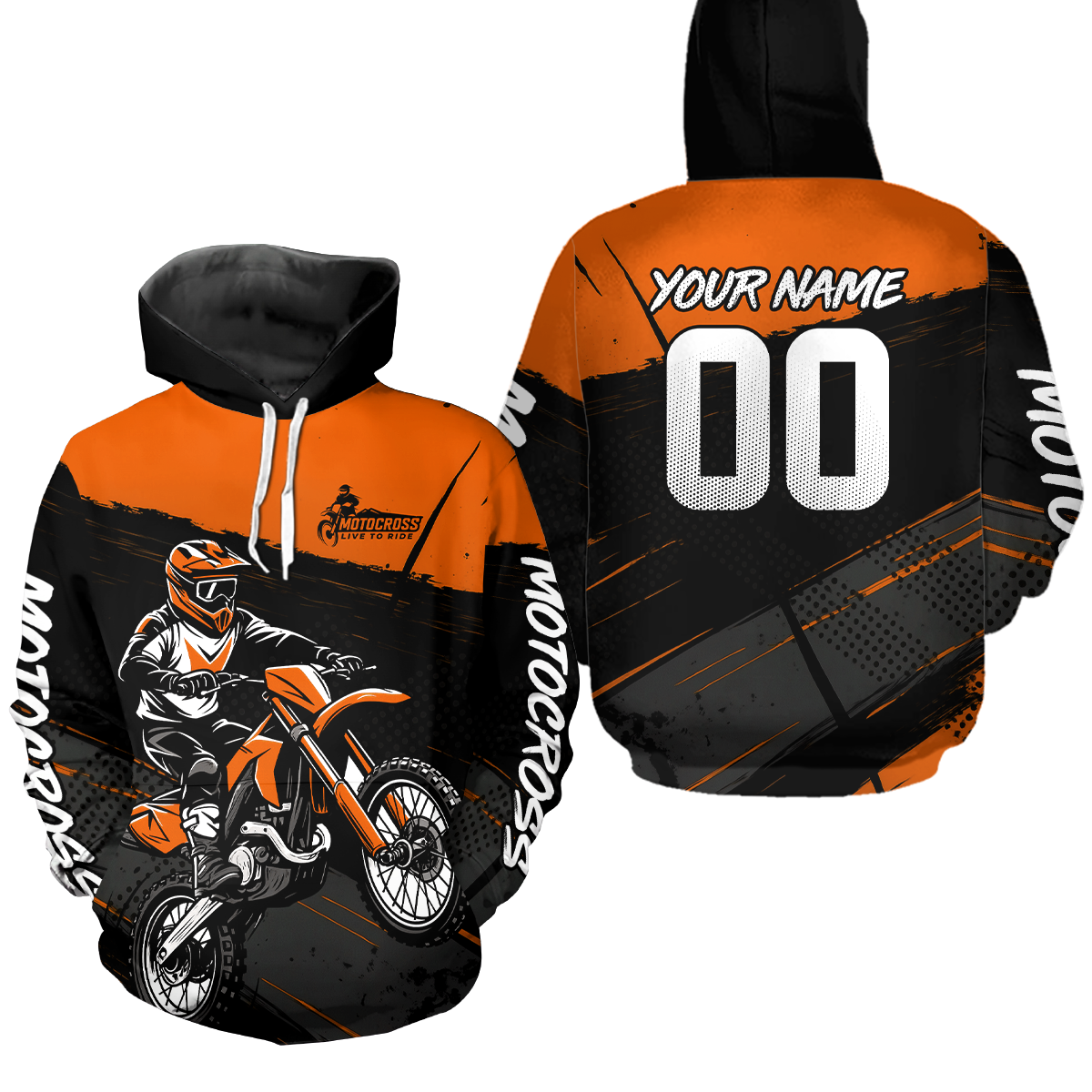 Custom Motocross Racing Hoodie for Men Women Adult Dirt Bike Hoodie Riding Shirt MH463