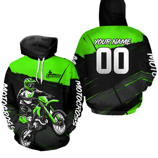 Custom Motocross Racing Hoodie for Men Women Adult Dirt Bike Hoodie Riding Shirt MH463