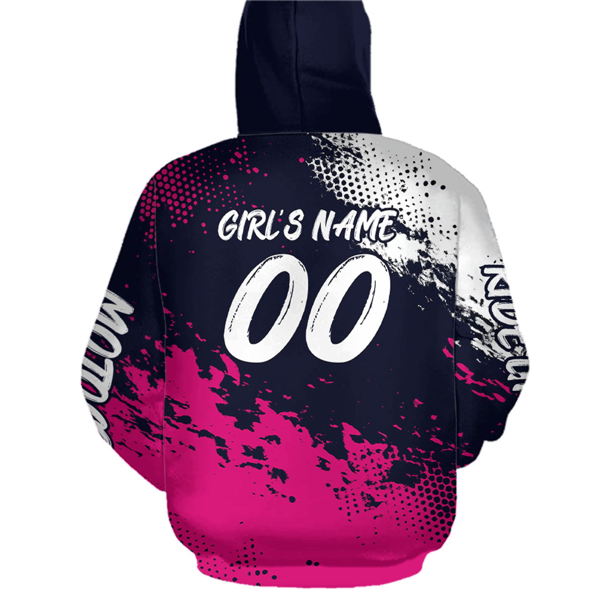 Pink Motocross Hoodie Custom for Women Men Adult Dirt Bike Racing Hoodie Shirt MH477