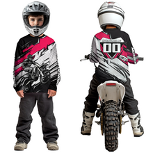 Load image into Gallery viewer, Pink Motocross Jersey for Men Kid Women Dirt Bike Jersey Youth Motorcycle Riding Shirt XM487