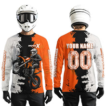 Load image into Gallery viewer, Orange Motocross Racing Jersey Custom Dirt Bike Shirts Men Kid Women Jersey XM420