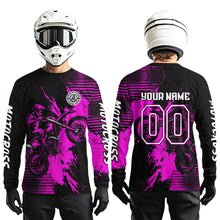 Load image into Gallery viewer, Purple Motocross Jersey Custom Dirt Bike Shirts Men Kid Women Motorcycle Jersey XM419