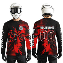 Load image into Gallery viewer, Red Motocross Jersey Custom Dirt Bike Shirts Men Kid Women Motorcycle Jersey XM419