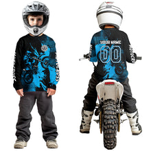 Load image into Gallery viewer, Blue Motocross Jersey Custom Dirt Bike Shirts Men Kid Women Motorcycle Jersey XM419